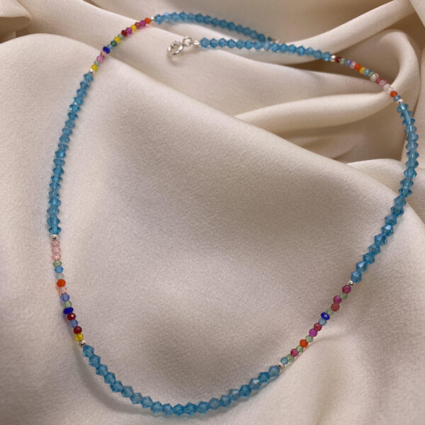Collar  De Cristal Varios Colores - Imagen 2