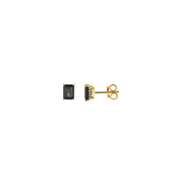 Pendientes Plata Chapado Dorado Circonita - Imagen 2
