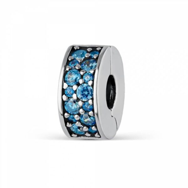 Abalorio  Clip A Tu Lado Luz Azul