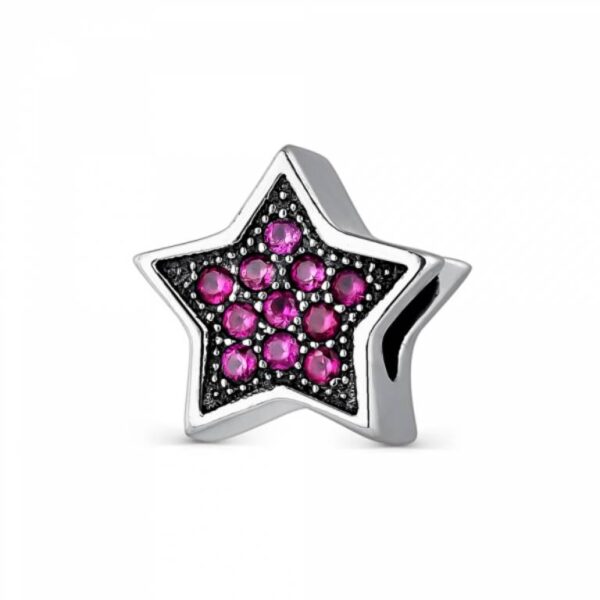 Abalorio A Tu Lado Estrella Fugaz Rosa