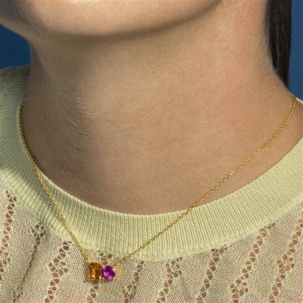 Collar Eleon Plata De Ley - Imagen 2
