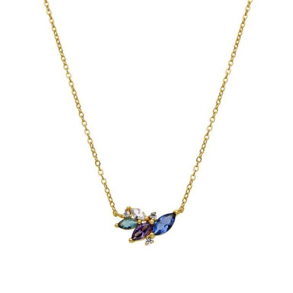 Collar  Plata De Ley Chapado Oro Amarillo 18K