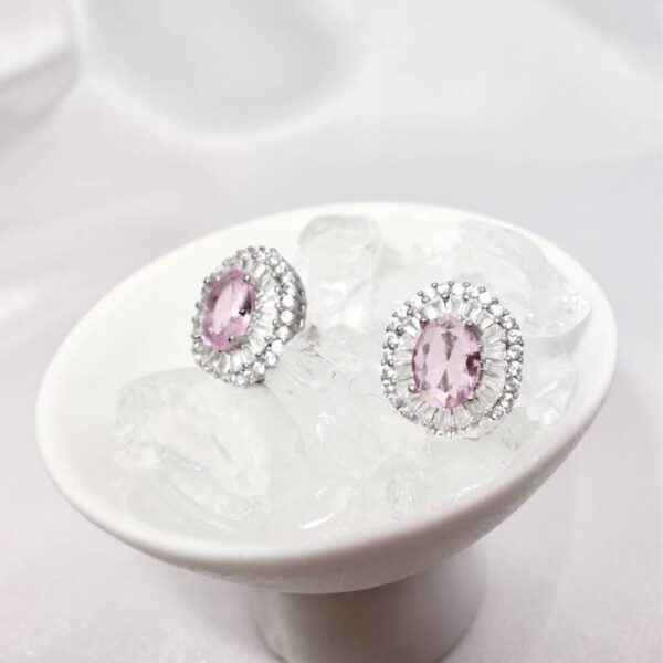 Pendientes Circonitas Rosas