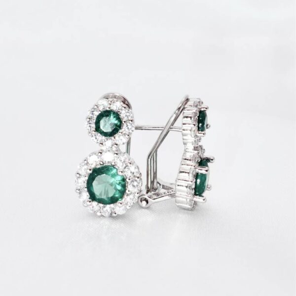 Pendientes Radiante Esmeralda