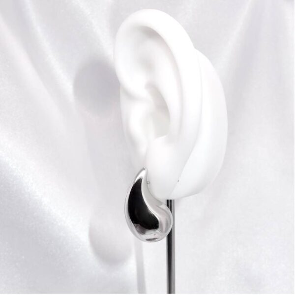 Pendientes Gotas Plata De ley - Imagen 2
