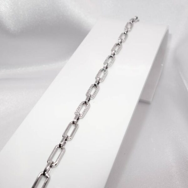 Pulsera Circonitas  Plata De Ley