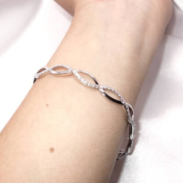 Pulsera Circonitas Plata De Ley