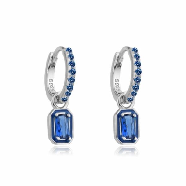 Pendientes Plata de ley 925  Aros Rodiados