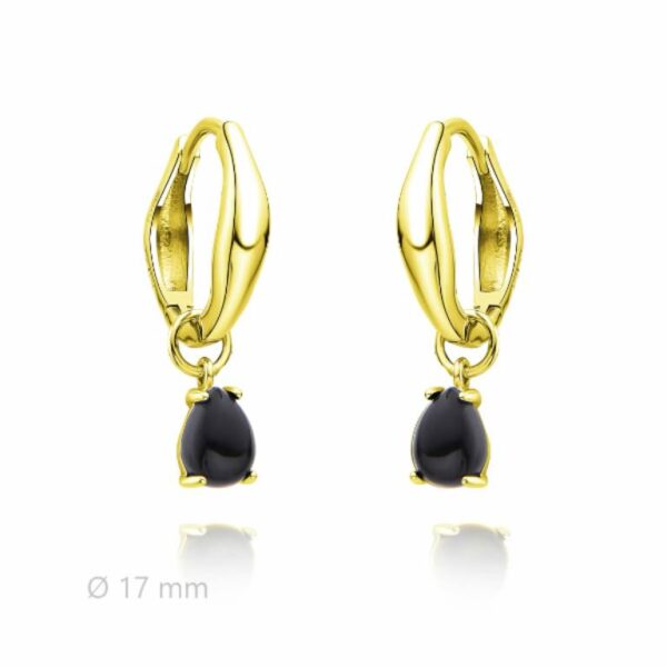 Pendientes De Aro En Plata De Ley 925 Chapados Oro