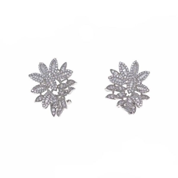 Pendientes Plata De Ley 925 Rodiados Circonitas