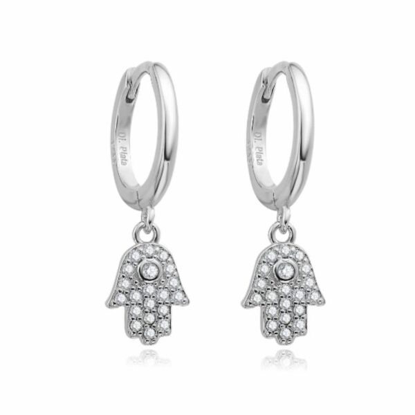 Pendientes  Plata De ley 925  Aros Rodiados