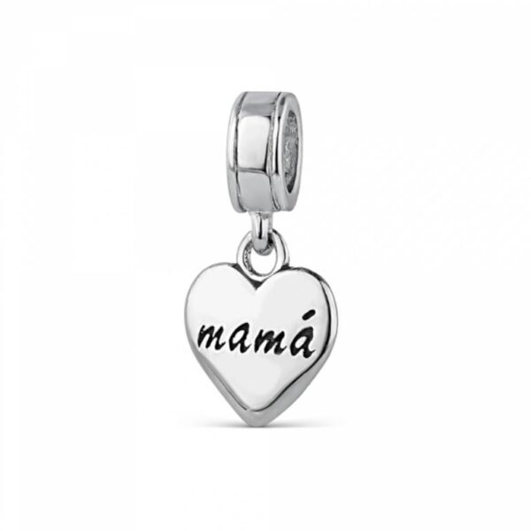 Abalorio A Tu Lado Corazón Mamá