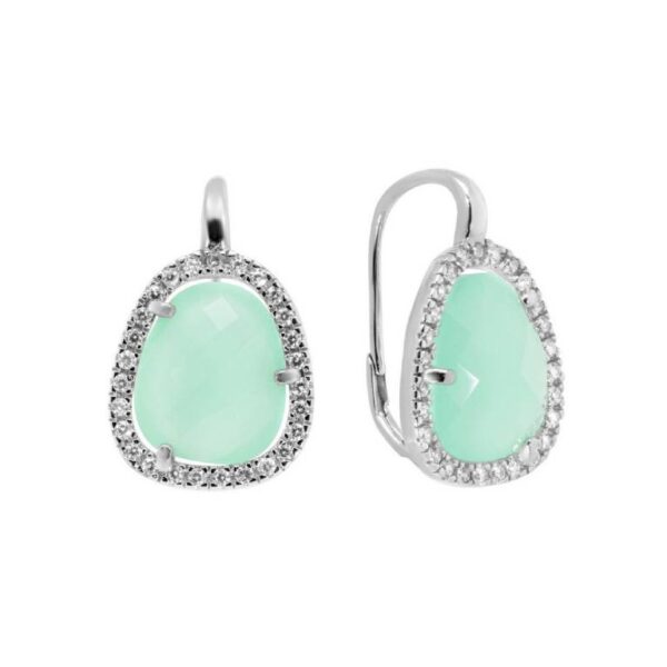 Pendientes Plata De Ley 925   Circonitas