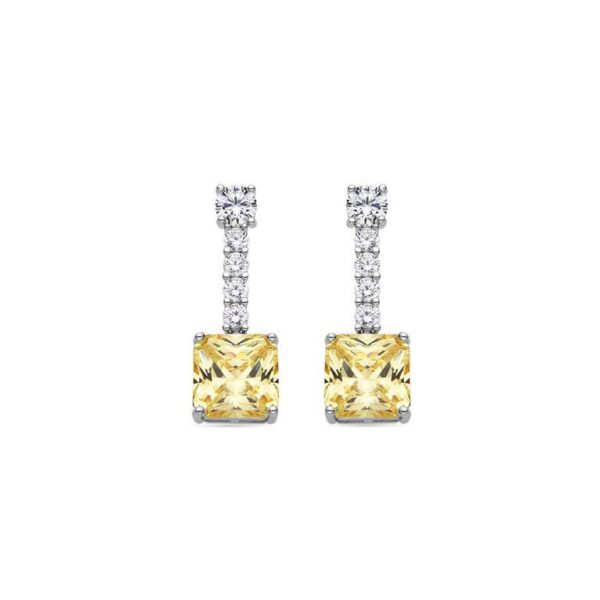 Pendientes Plata De Ley 925 Circonitas