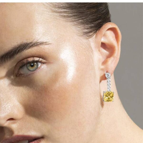 Pendientes Plata De Ley 925 Circonitas - Imagen 2