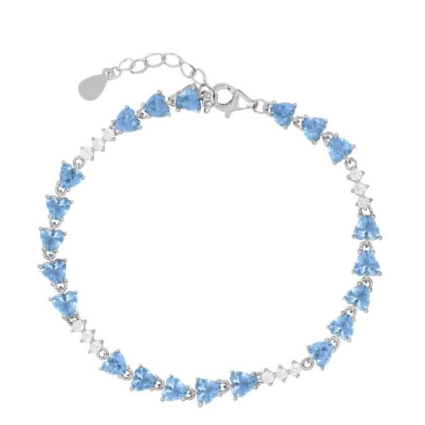 Collar Plata De Ley 925  Circonitas Corazón